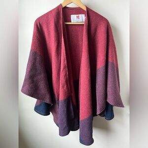 JOHN‎ HANLY Ireland Lambswool Wool Shawl Wrap Soft Cozy Grandma 50 x 58